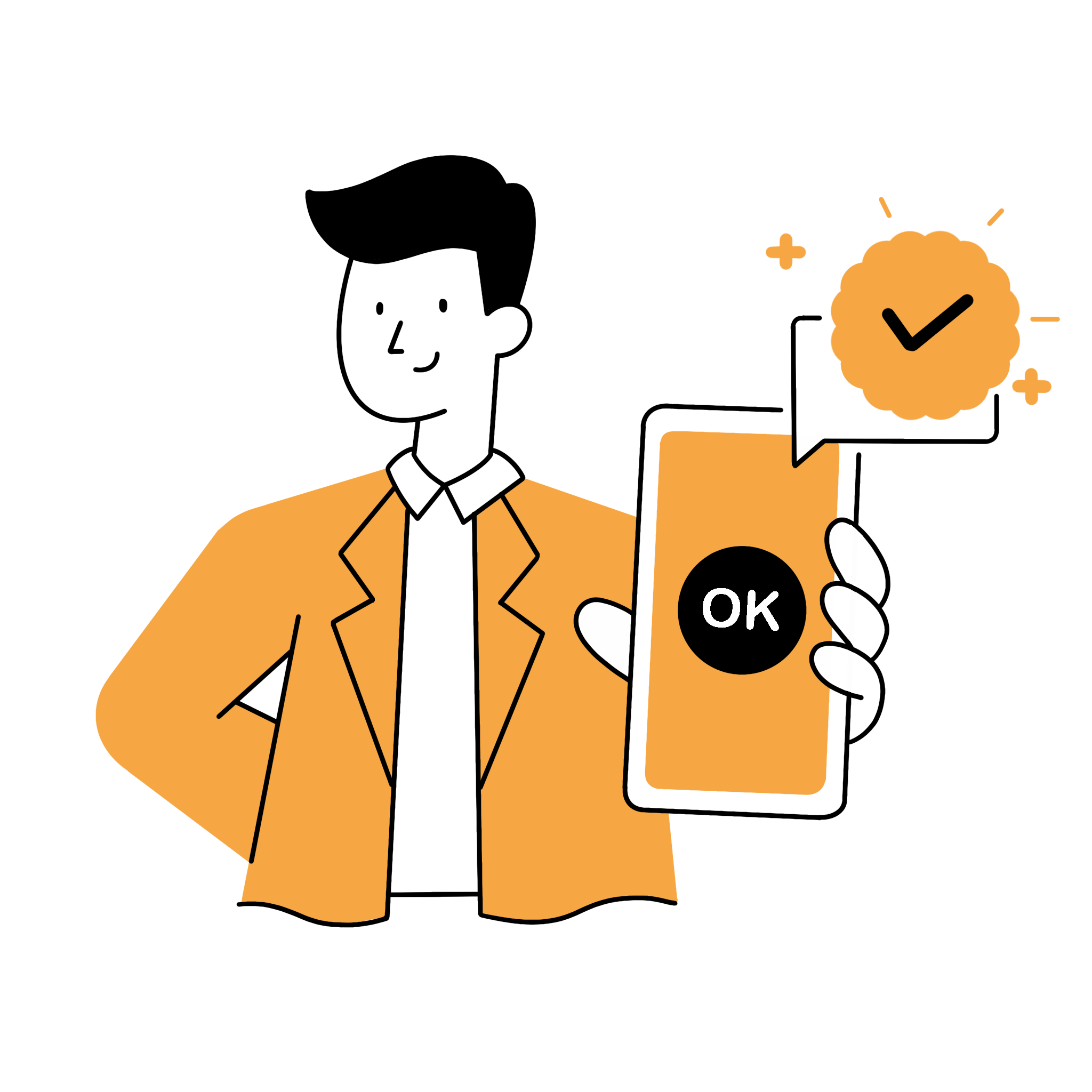 Start met het ontvangen van check-ins. Klik. Klaar. Reageer je niet, dan ontvang je na 24 uur een herinnering. Blijft ook daarop binnen 3 uur een reactie uit, dan nemen we contact op met je contactpersoon.